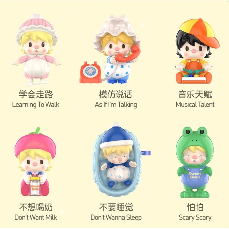 Sweet Bean Growth Illustration Series Whole Set Opened