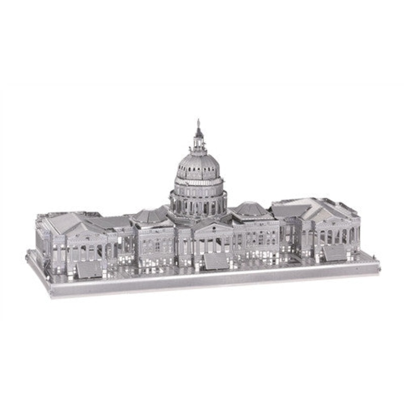 3D Metal Works Model, US Capital, Laser Cut Puzzle