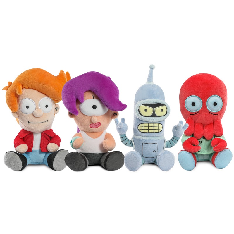 Futurama Phunny Plush 4-Pack Bundle
