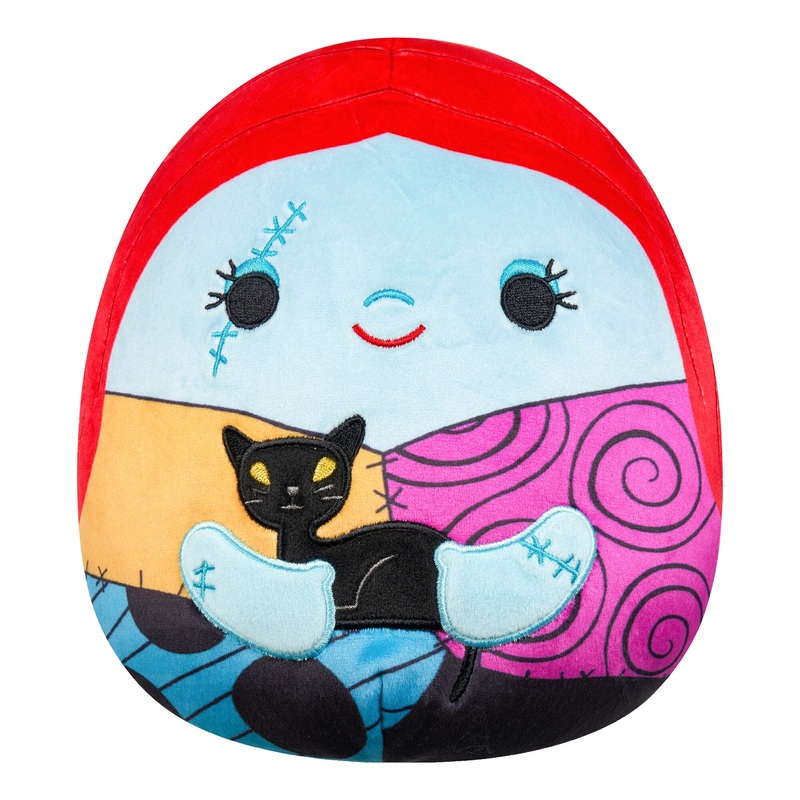Squishmallows Original Disney 8-Inch Sally Holding Black Cat 8″