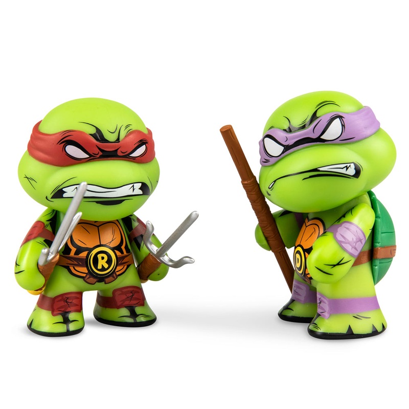 Teenage Mutant Ninja Turtles Raphael & Donatello 3″ Vinyl Figure 2-pack