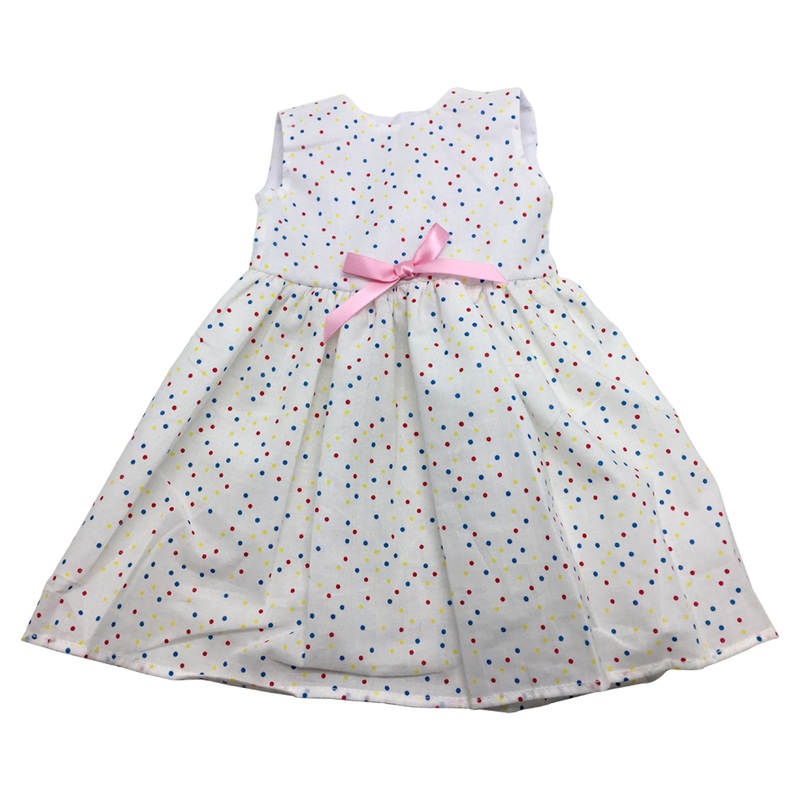 White Dress for 18″ Dolls