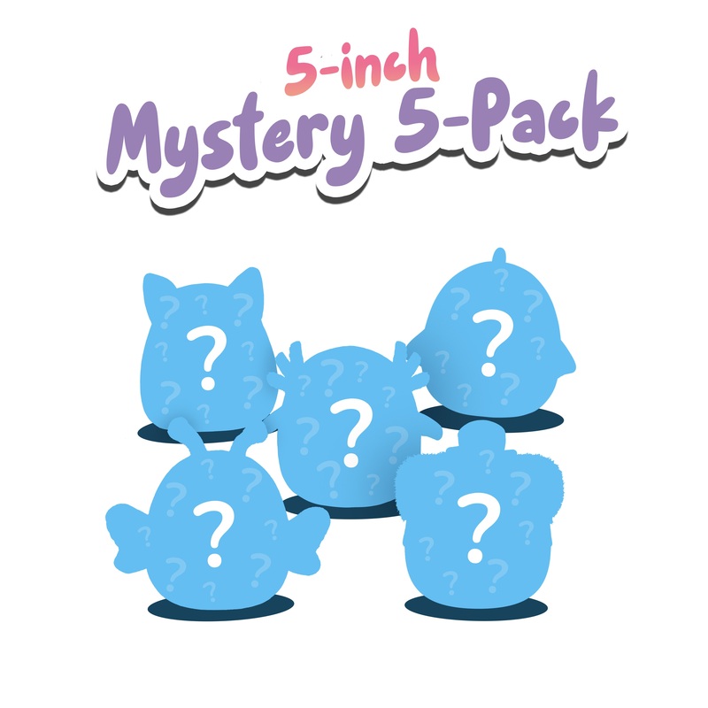5-Inch Mystery Plush 5 Pack 5″
