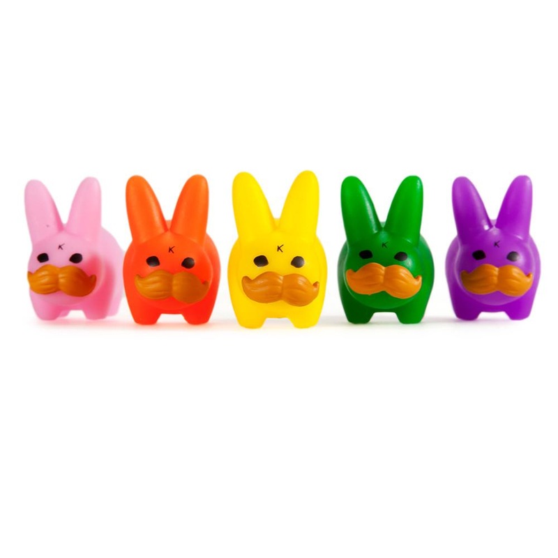 PRIDE ‘Stache Labbit Art Toy 5-Pack