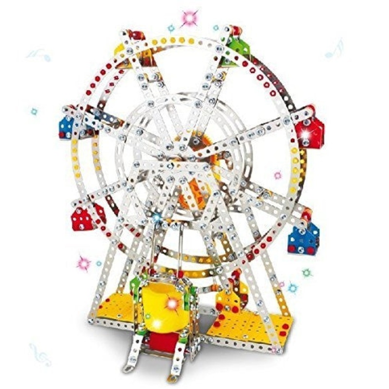 IQ Toys, Ferris Wheel Building Metal Model, Lights & Music 954 pcs