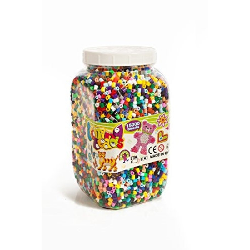 Ironing beads, Arts & Craft, Plastic Jar, 15,000 pieces