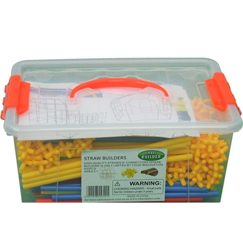 Straws & Connections, Ages 3+, 400 pieces