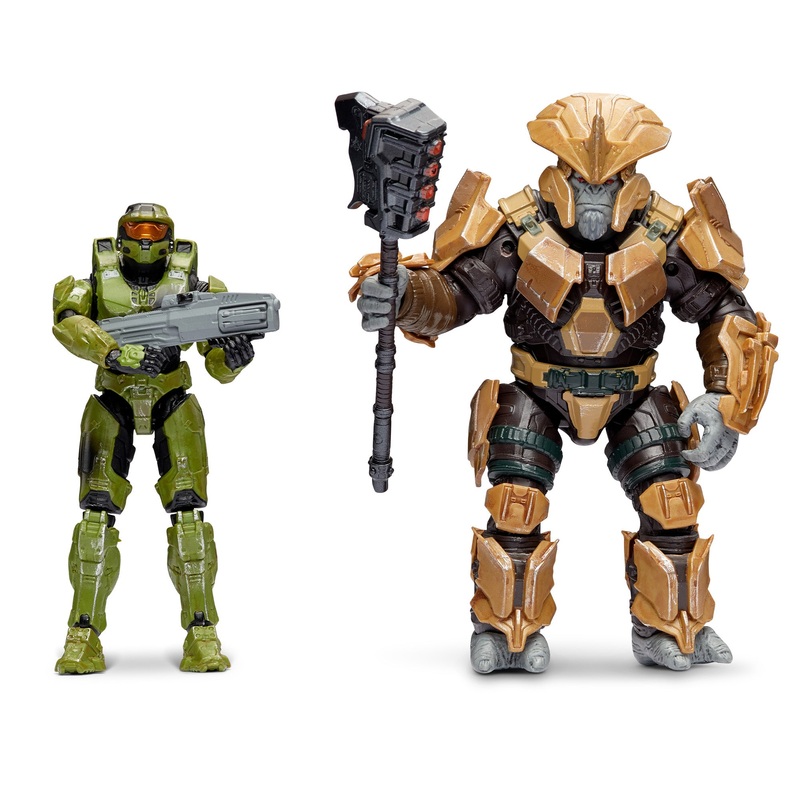 Halo Two Figure Pack – Master Chief vs. Brute Chieftain
