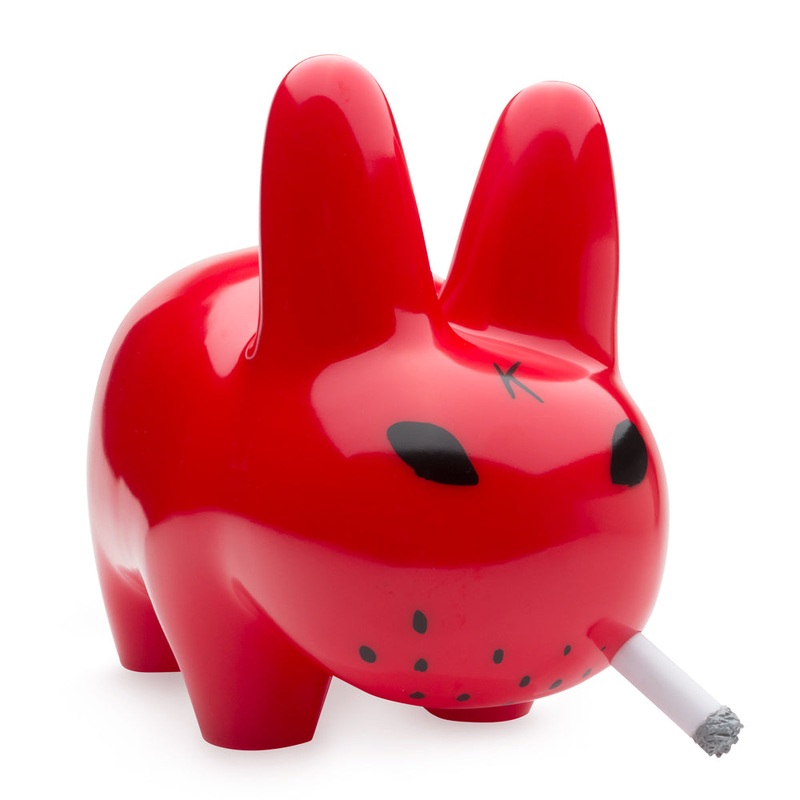 Smorkin Labbit 10″ Vinyl Figure  – Lustre Gloss Red Edition