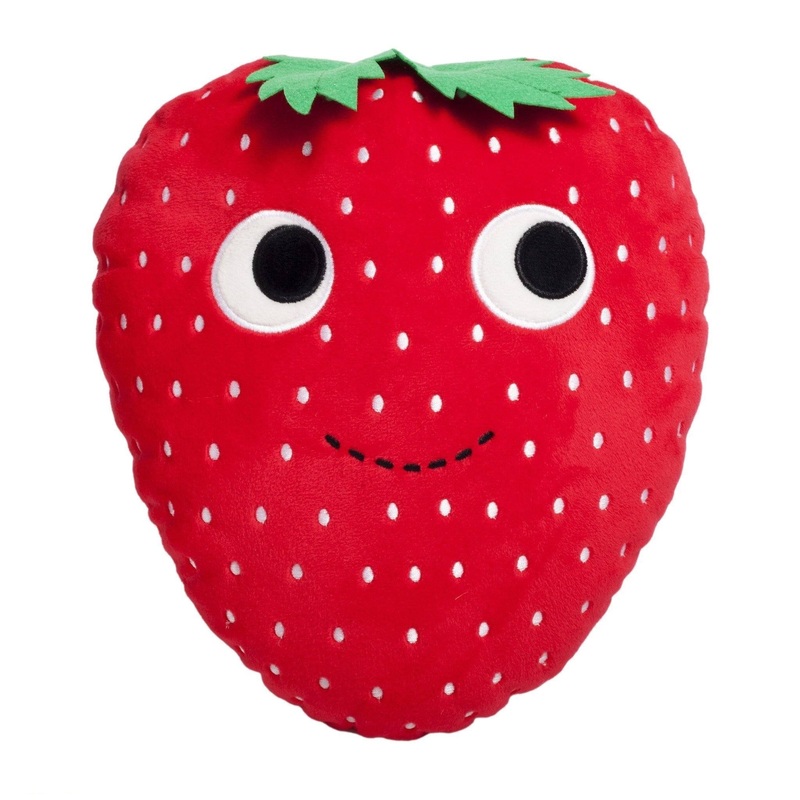 Yummy World Strawberry 10″ Plush Pillow