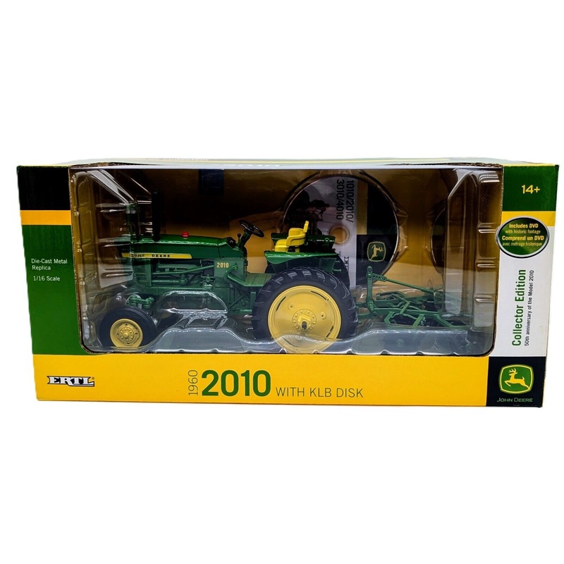 1/16 1960 John Deere 2010 Tractor with KLB Disk Collectors Edition