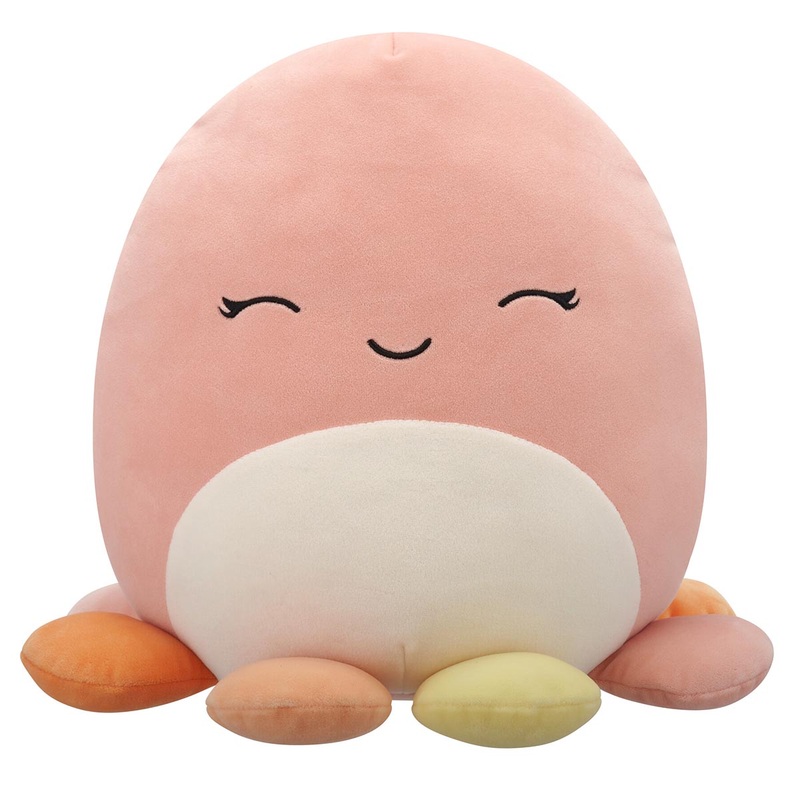 12-Inch Melina the Happy Peach Octopus 12″
