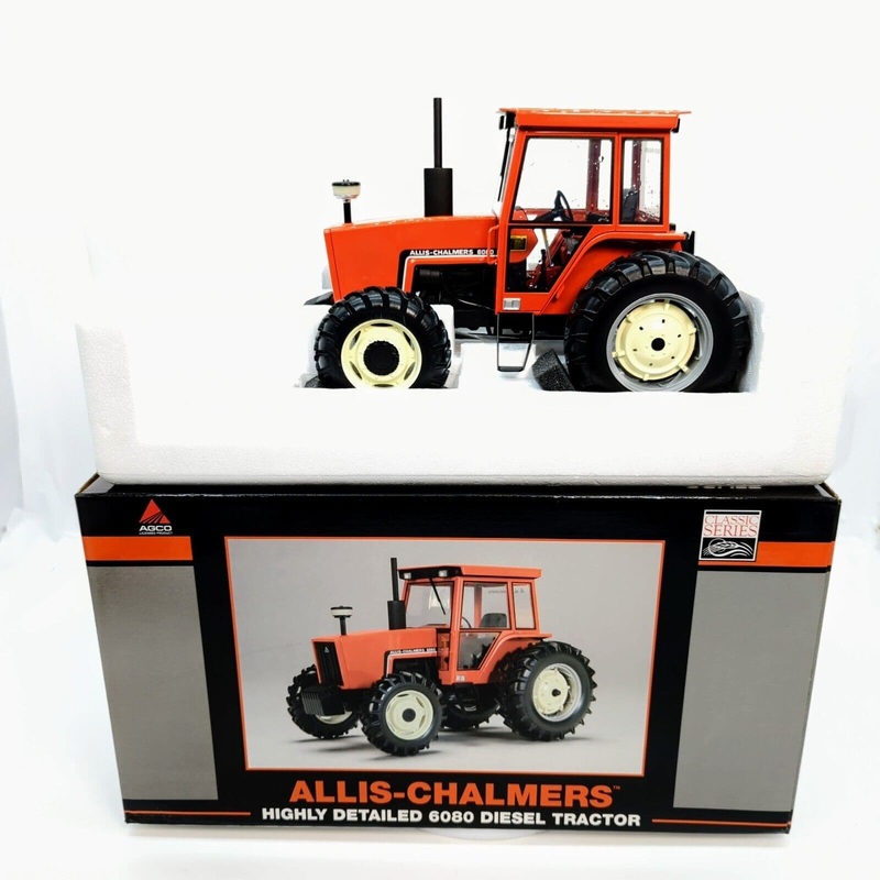 1/16 Allis Chalmers 6080 Diesel Tractor WIth Front Wheel Assist & Cab