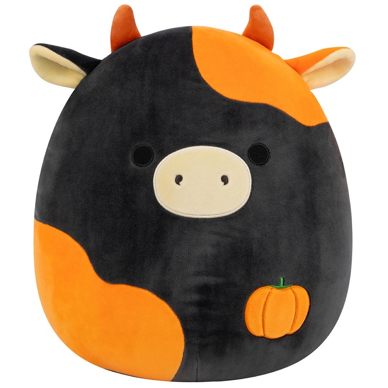 14-Inch Jefferson the Black and Orange Cow 14″