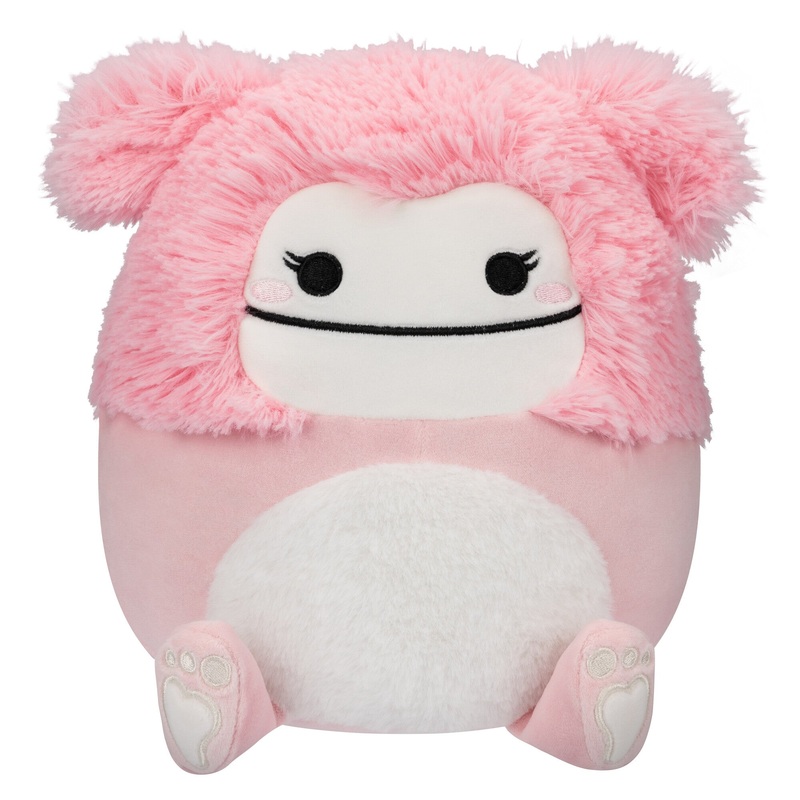 8-Inch Brina the Pink Bigfoot with Fuzzy Belly 8″