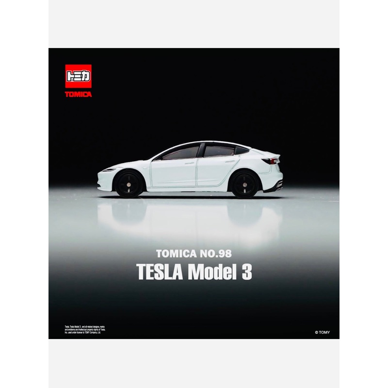 Tomica Factory Sealed Tesla Model 3 White #98