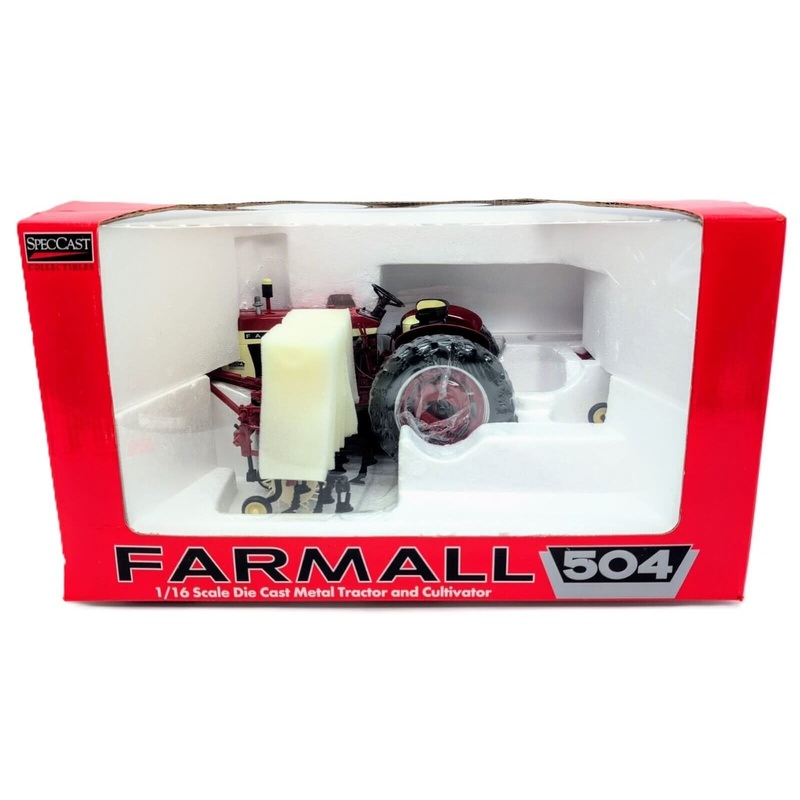 1/16 Farmall 504 Tractor & 468 Cultivator 2007 Summer Farm Toy Show Edition