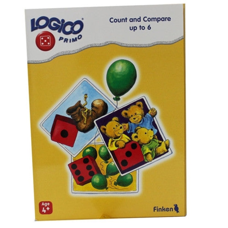 LOGICO Educational Learning Cards, Count/Compare, Ages 4+