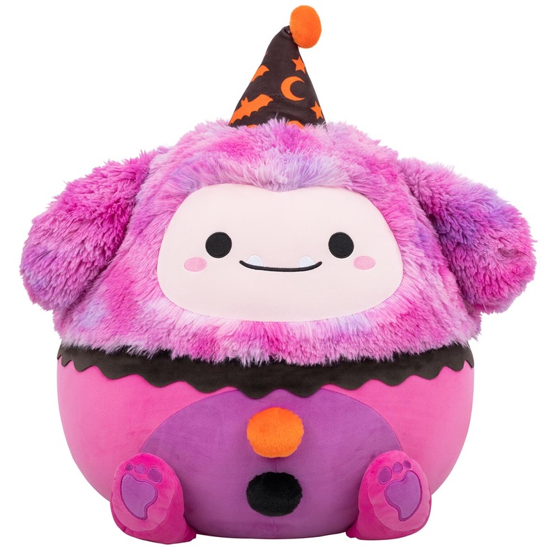 20-Inch Woxie the Magenta Bigfoot in Clown Costume 20″