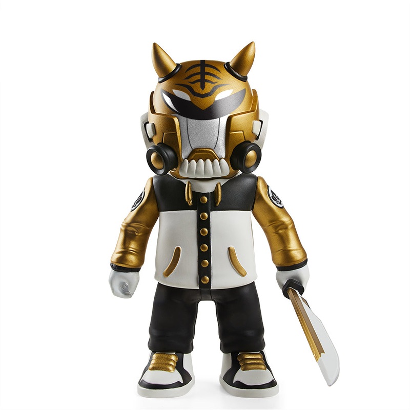 Soul Breaker 5 Vinyl Art Figure by In Prime We Trust  Kidrobot.com Exclusive White Tiger Edition Limited to 100 Pieces