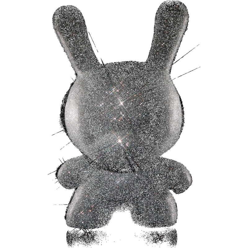 The Rhinestone Dunny Giant 20″ Plush Figure by Kidrobot