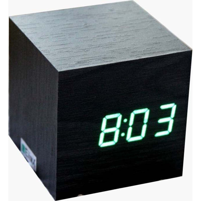 Wood Block Alarm Clock