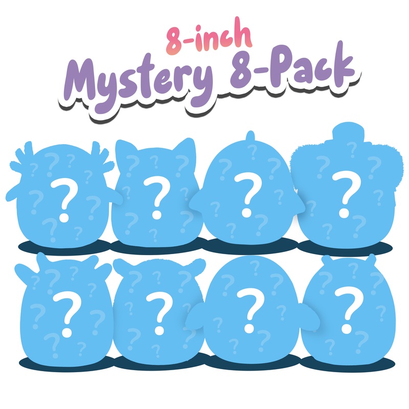 8-Inch Mystery Plush 8 Pack 8″