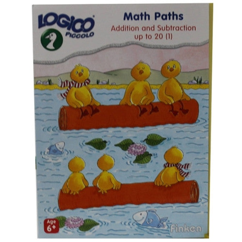 Set of 16 award wining LOGICO PICCOLO learning cards Math Paths Addition & subtraction 1-20 (vol 1)