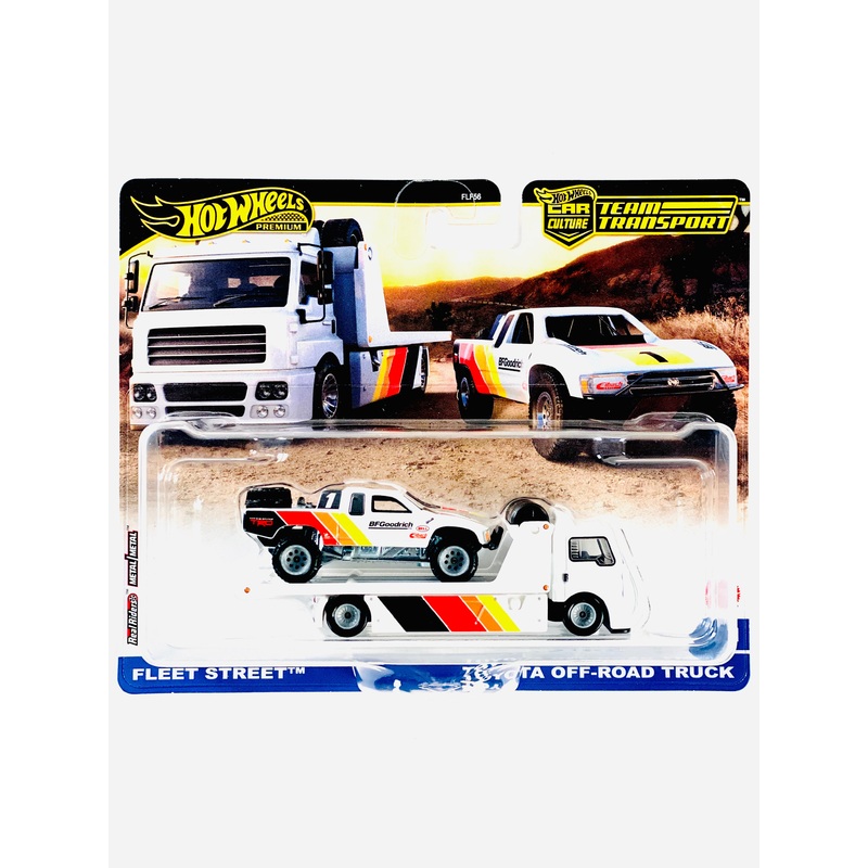 Hot Wheels 2024 Team Transport Case D Fleet Street & Toyota Off-Road Truck #71