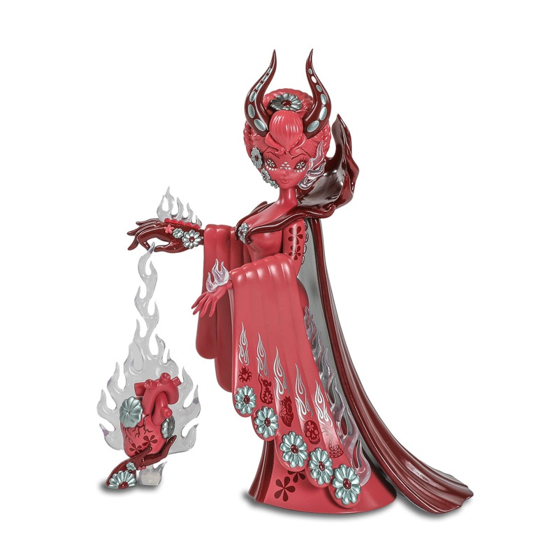 Witch Queen 8″ Vinyl Art Figure by Junko Mizuno – Blood Red Edition (Limited Edition of 300)