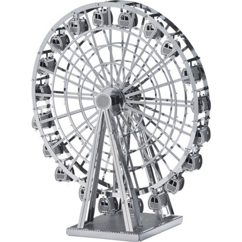 3D Metal Works Model, Ferris Wheel, Laser Cut Puzzle
