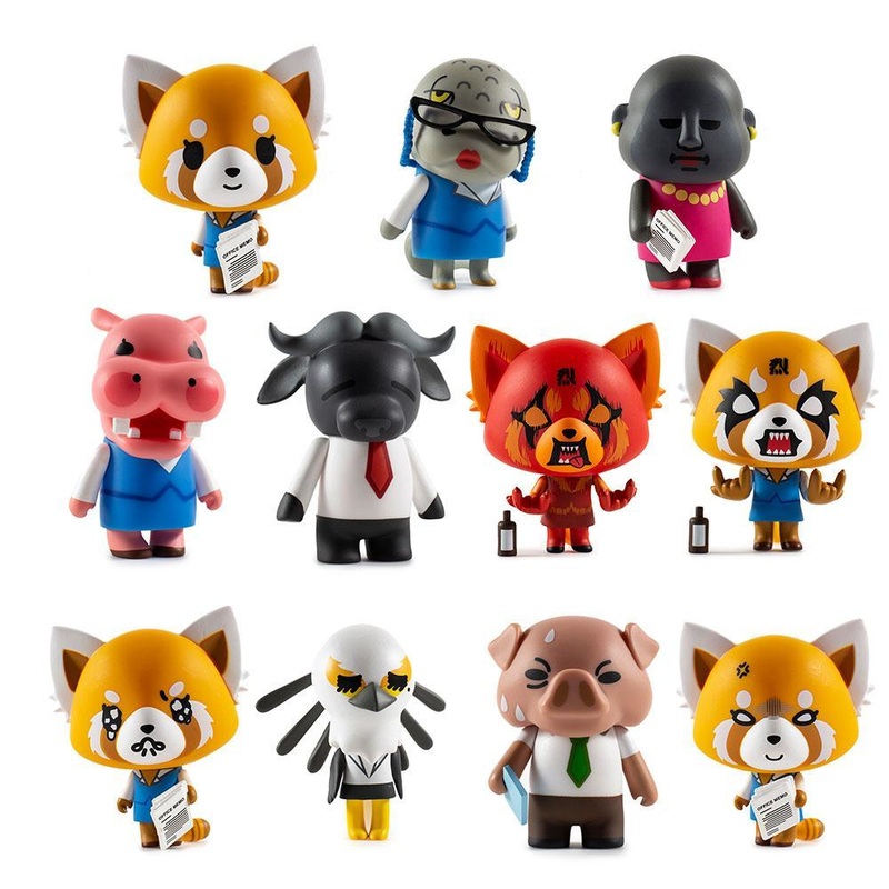 Aggretsuko Blind Box Mini Series by Kidrobot x Sanrio Single Blind Boxed Figure