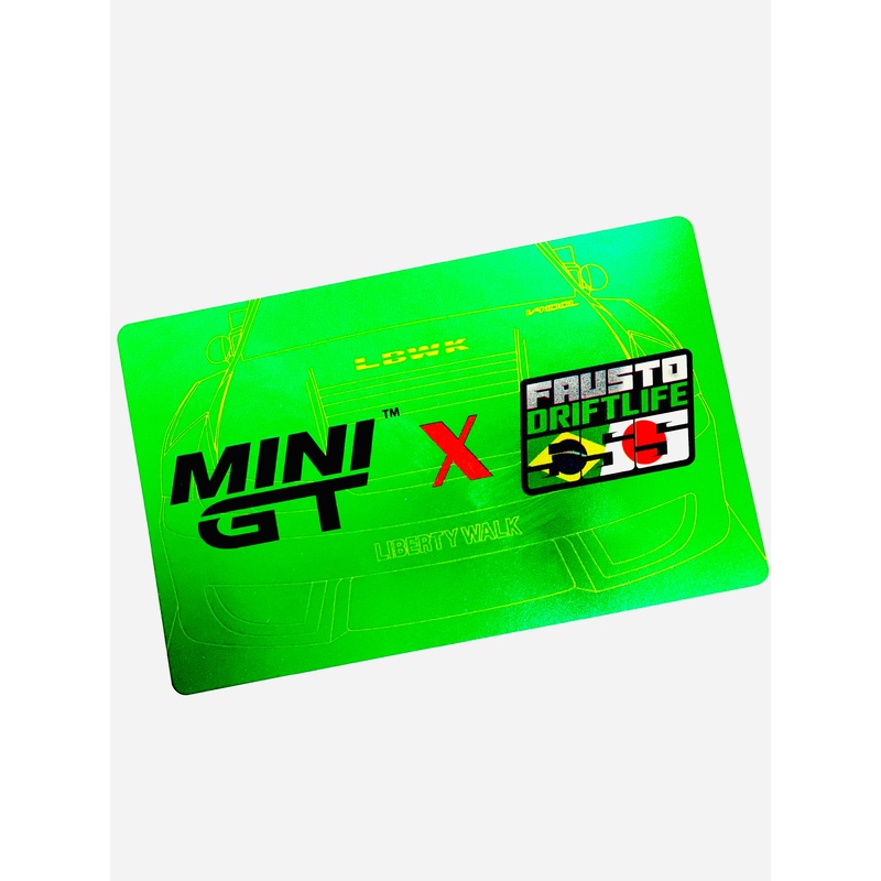 Mini GT x Indonesia Diecast Expo 2024 Licensed Sticker Mini GT x Fausto Drift Life 555