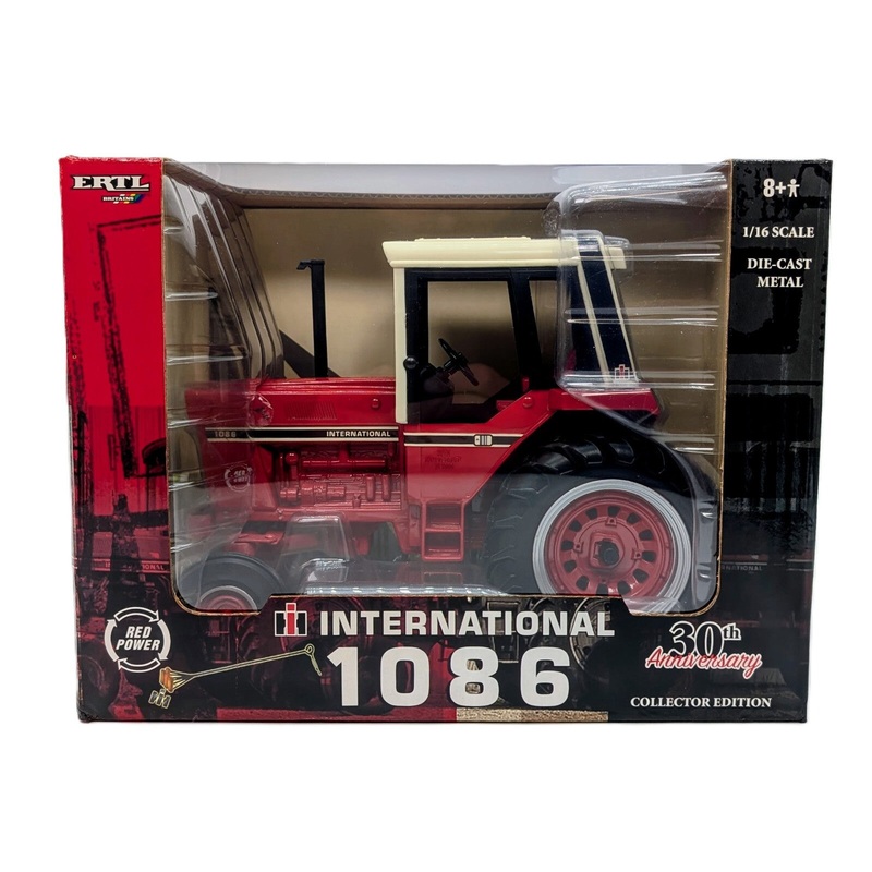 1/16 International Harvester 1086 Red Power Tractor W/ Branding Iron, 30th Anniv