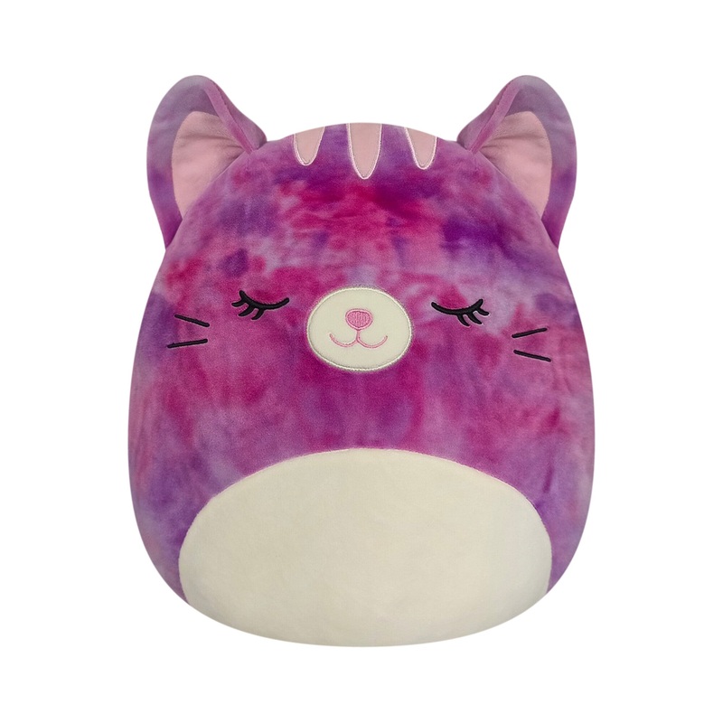 14-Inch Caeli the Purple Tie-Dye Tabby Cat 14″