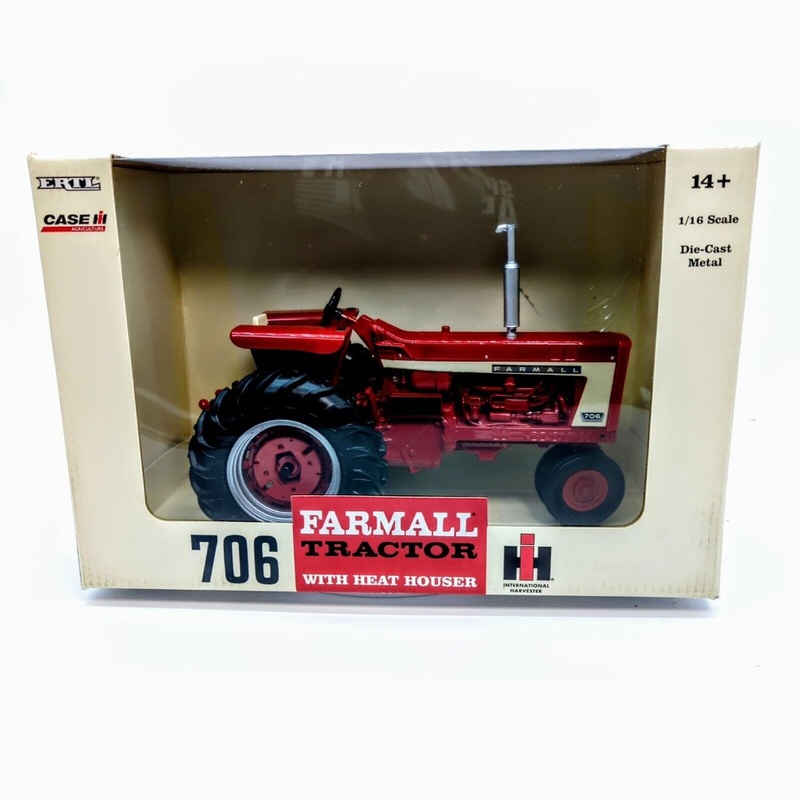 1/16 IH International Farmall 706 Tractor with Heat Houser (Read Desc.)