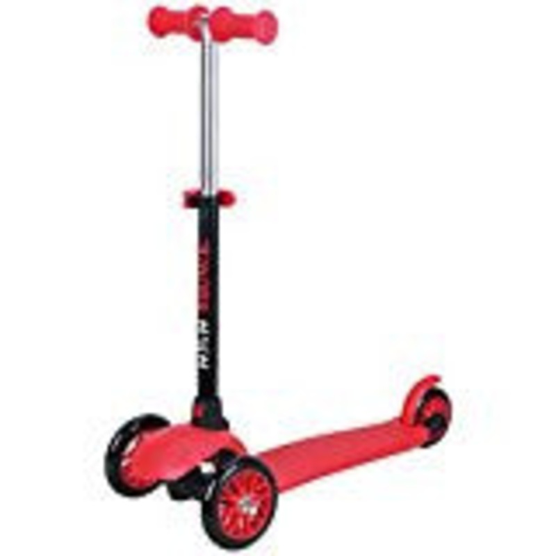 High Bounce Glider Deluxe Scooter with T-bar handle Red