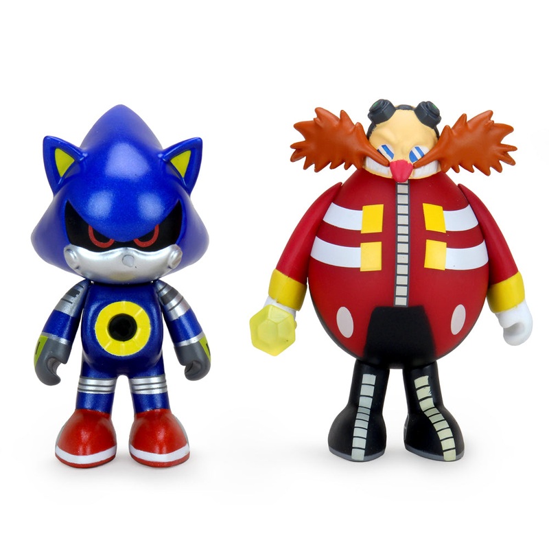 Sonic the Hedgehog 3″ Vinyl Figure Dr. Robotnic and Metal Sonic 2-Pack