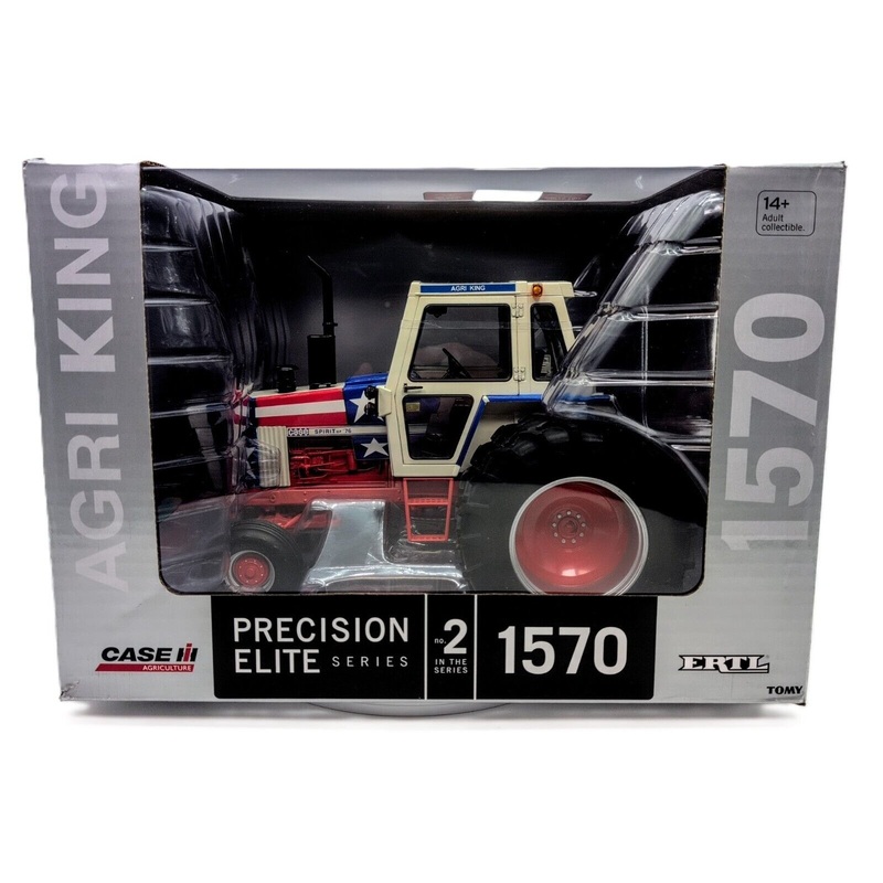 1/16 Case 1570 Tractor Agri King Spirit of 76, Precision Elite Chaser