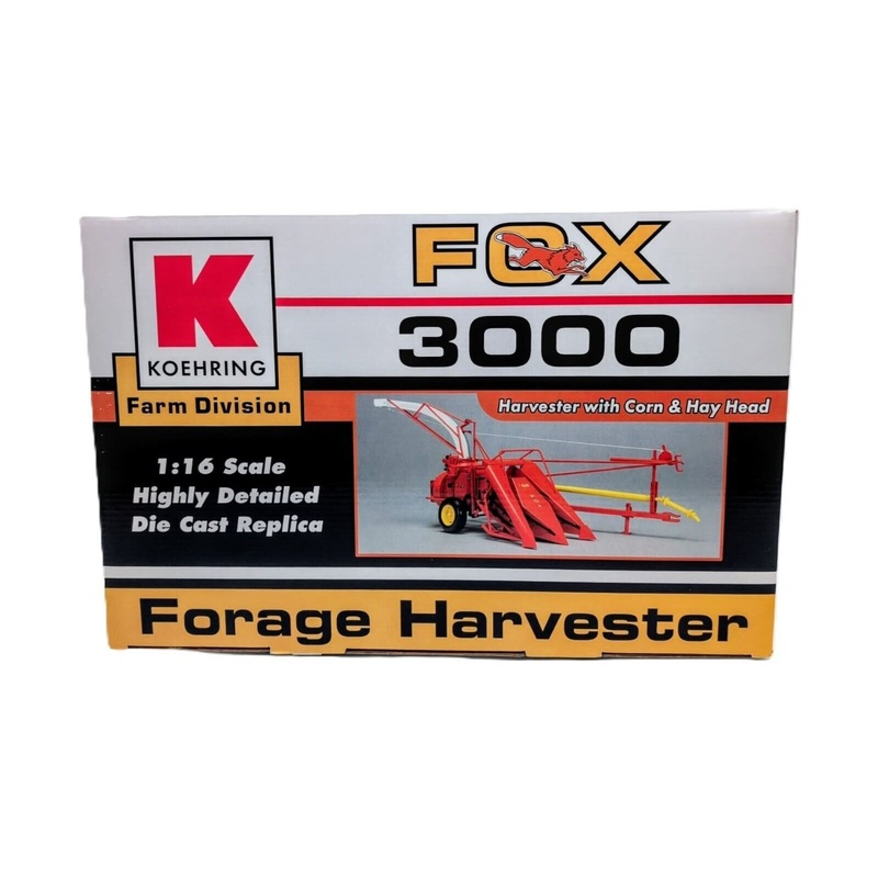 1/16 Fox 3000 Pull Type Forage Harvester With Corn & Hay Head OEM Sealed