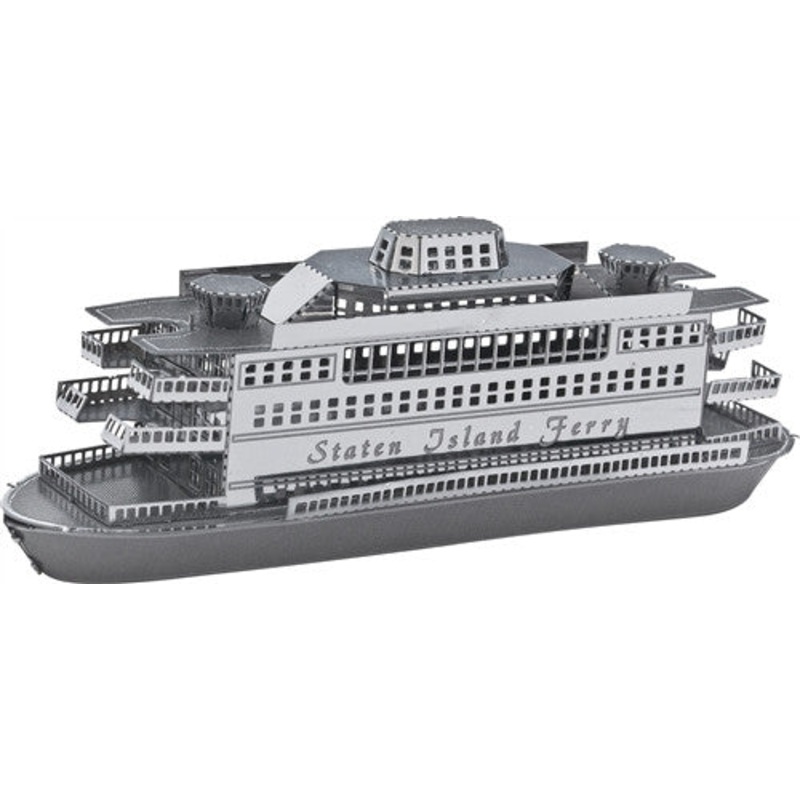 3D Metal Works Model, Staten Island Ferry, Laser Cut Puzzle