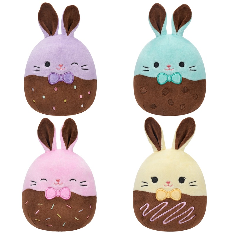 5-Inch Easter Chocolate Bunny 4-Pack 5″