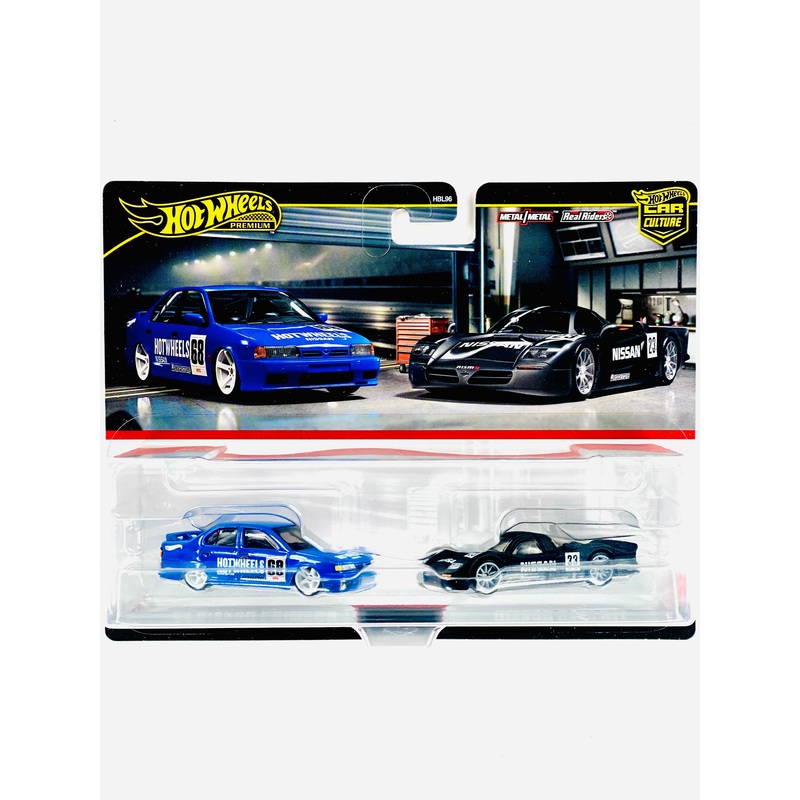 Hot Wheels 2024 Target Exclusive 2 Pack ’94 Nissan Primera & Nissan R390 GT1 – Damaged Card