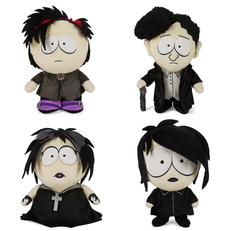 South Park Goth Kids 8″ Phunny Plush 4-Pack Bundle by Kidrobot