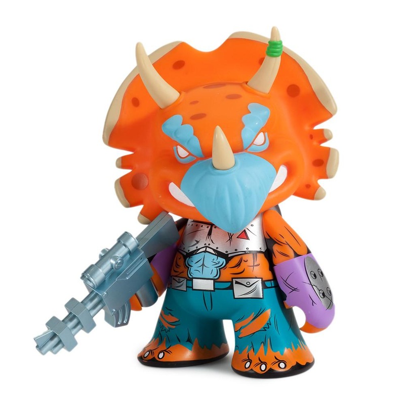 TMNT Triceraton 7″ Vinyl Art Figure by Kidrobot – Orange Edition