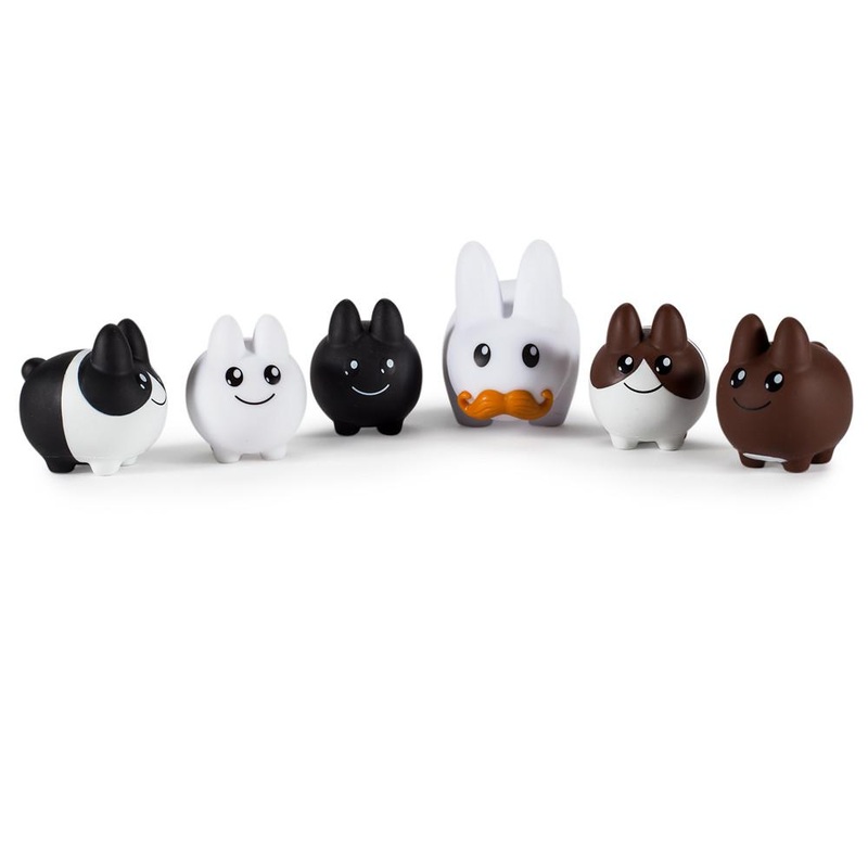 Vinyl 1.5″ Labbit with Littons 6-Pack