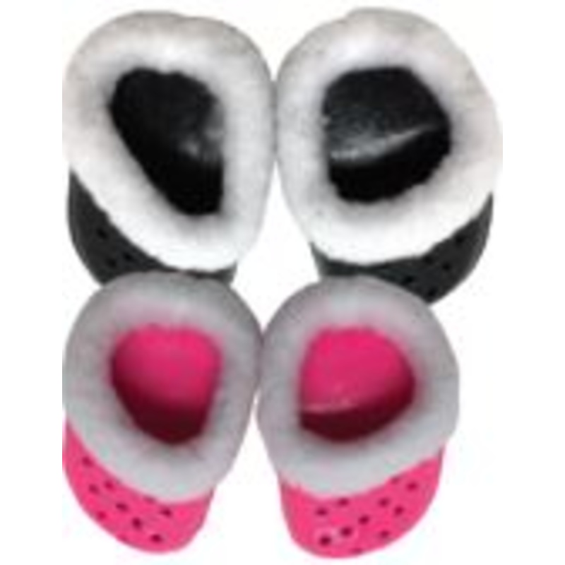 $3.99 Each pair of Crocs black
