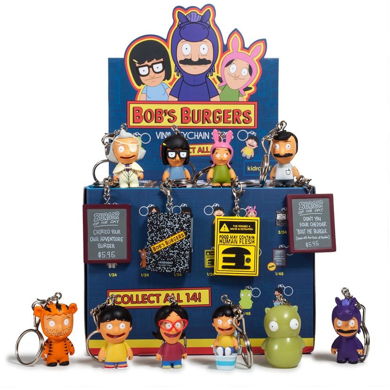 Bob’s Burgers Keychains by Kidrobot Single Blind Boxed Keychain