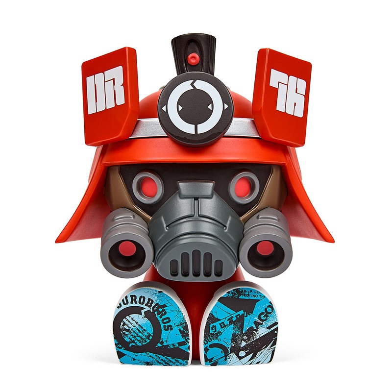 Dragon76 DR76 Red Canbot 5.5″ Vinyl Art Figure with Signed Print  Limited Edition of 100 (Kidrobot.com Exclusive)