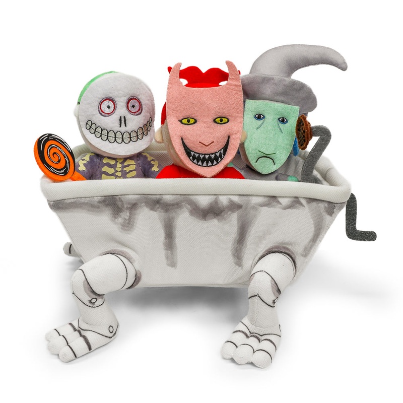 The Nightmare Before Christmas Lock, Shock & Barrel in Bathtub 9 Interactive Plush